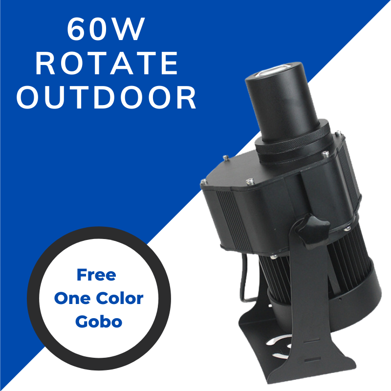 Gobosign 60w Outdoor Waterproof Rotate Gobo Projector