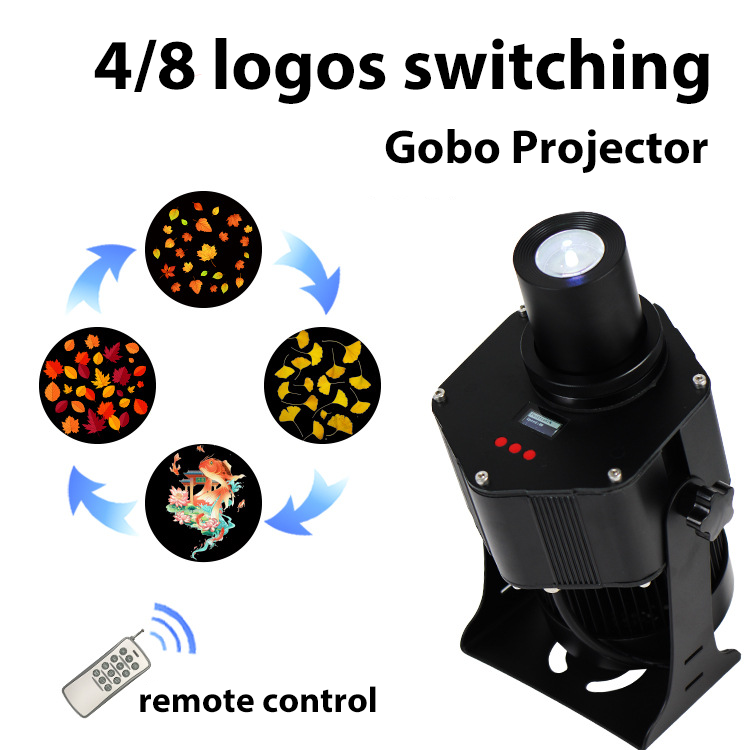 GoboSign 4/8 logos switching Gobo Projector (remote control)
