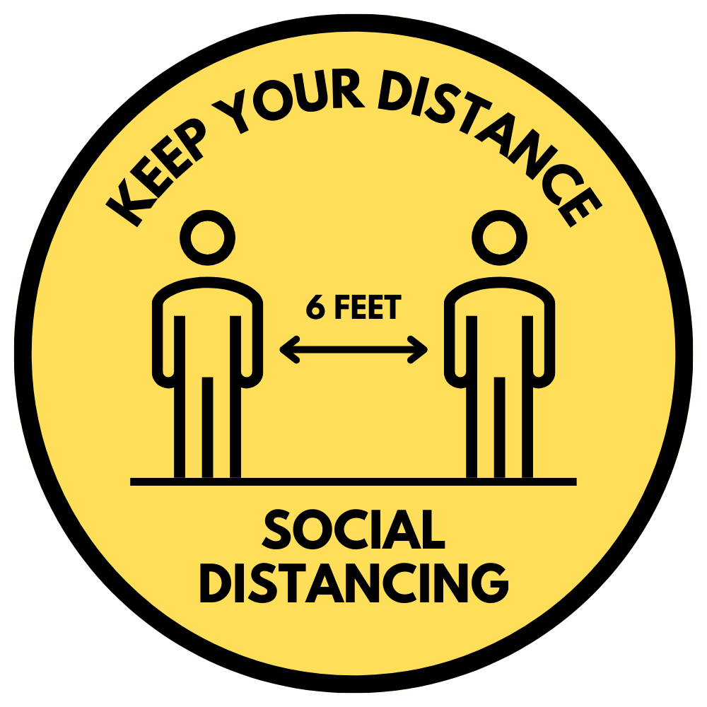 Keep Your Distance - GOBO SIGN