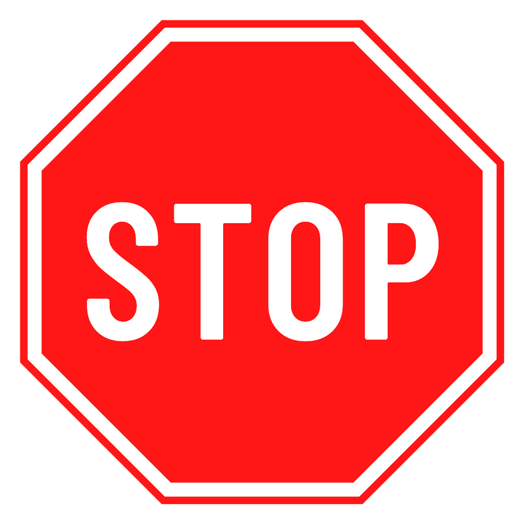 STOP - GOBO SIGN