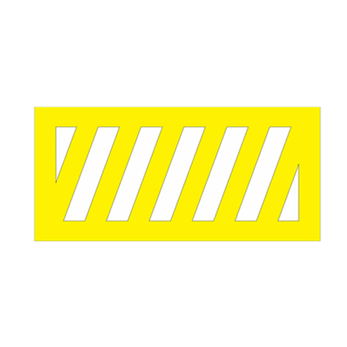 Shaded area yellow - GOBO SIGN