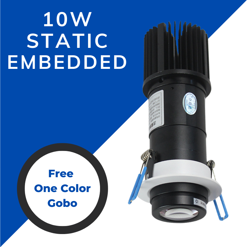 Gobosign 10w Static Embedded Projector – gobosign